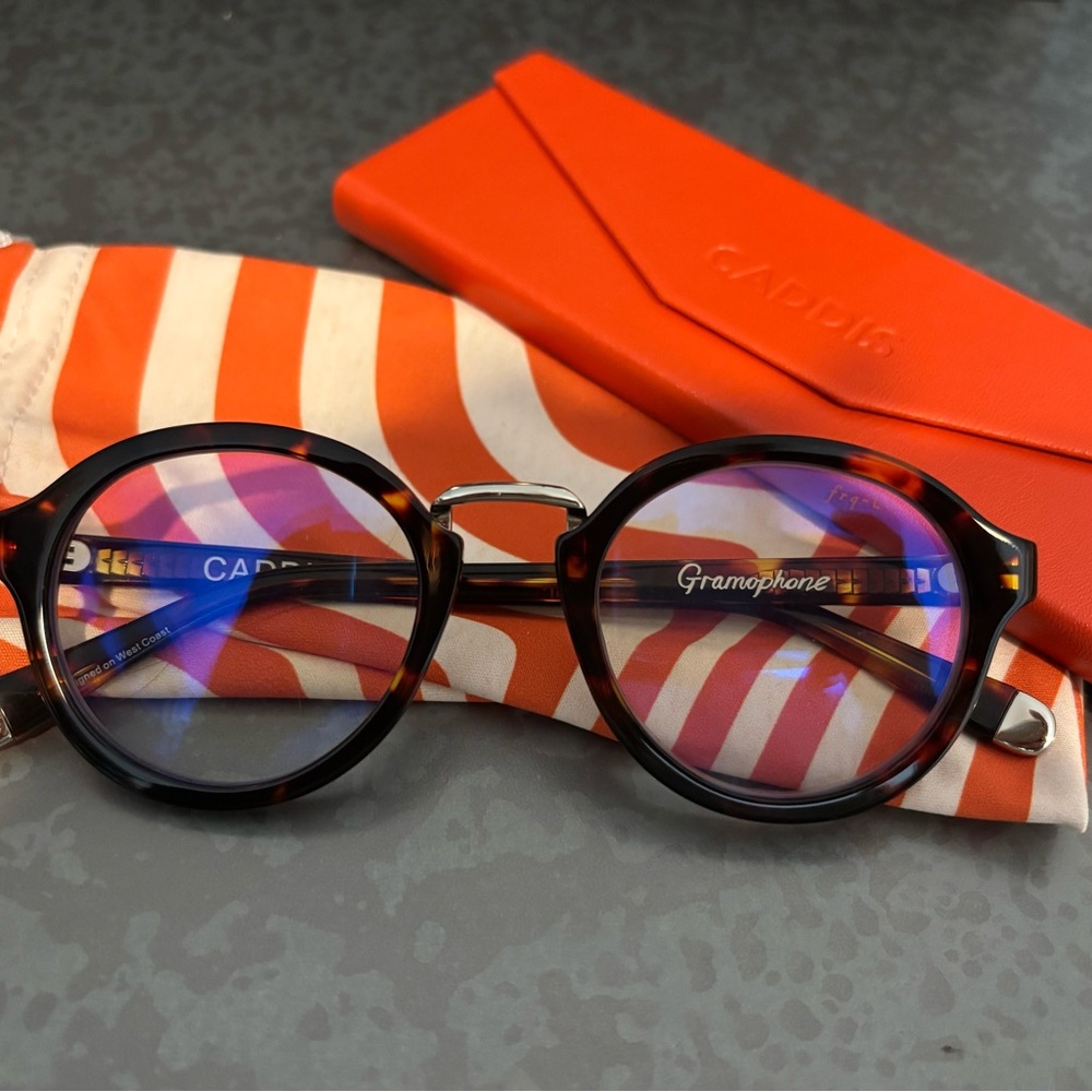 Gramophone Caddis Tortoiseshell progressive readers, 1.50, brand new